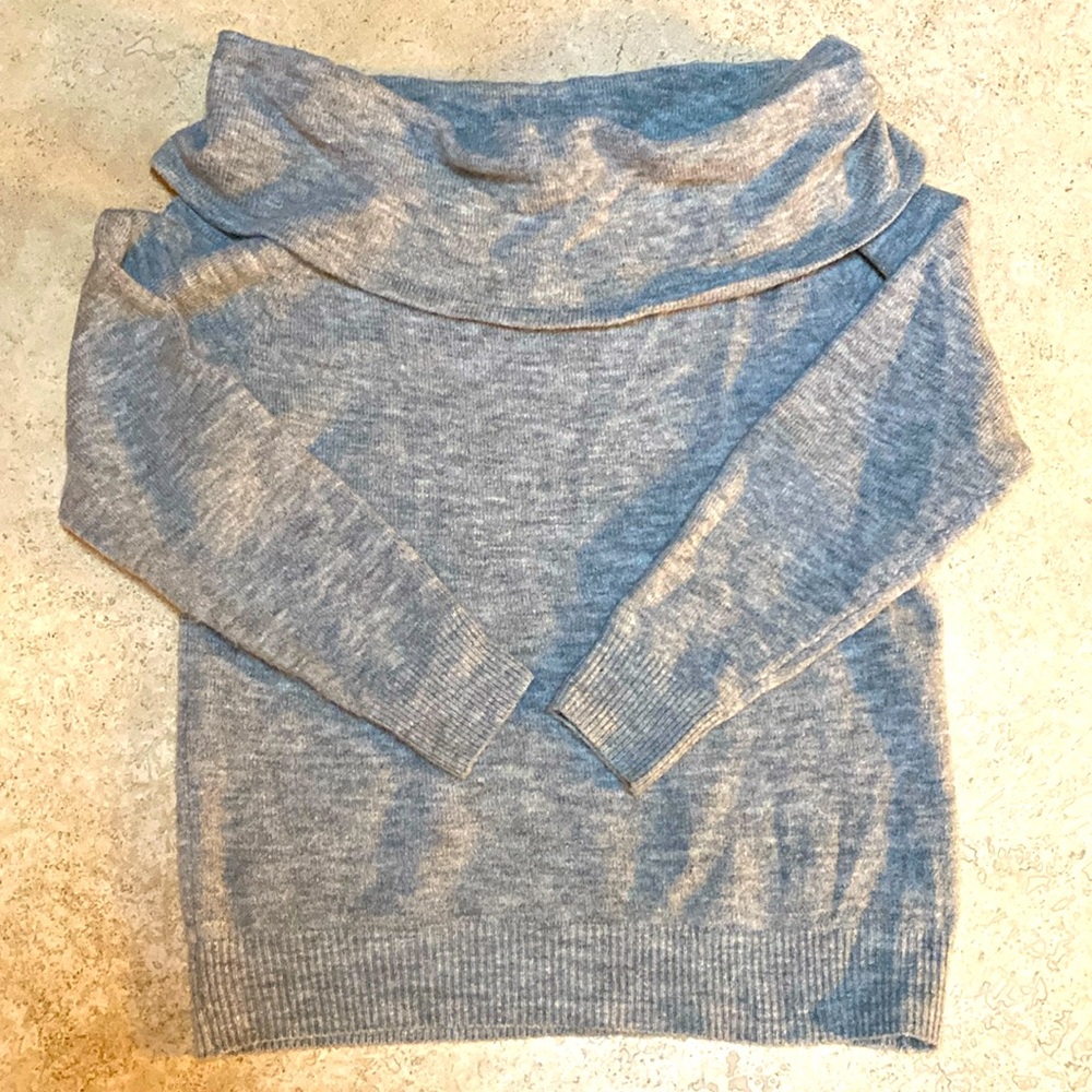 Sophie Rue Grey Cowl Neck Sweater size Medium